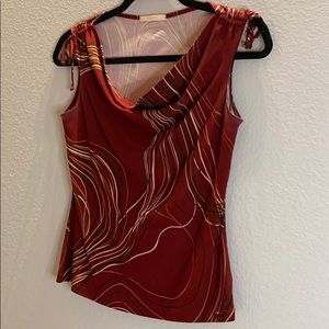 Patterned Tank Top/Blouse